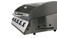 Grillades durables à 5 brûleurs en acier inoxydable 304, gril à gaz intégré, modules de cuisine pour barbecue en plein air