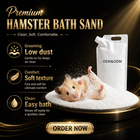 Pasir Mandi Gurun Alami Rendah Debu untuk Perawatan Hewan Kecil seperti Hamster, Chinchilla, dan Gerbil