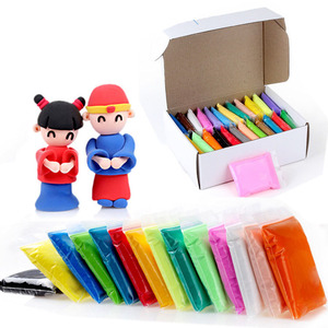2019 Offre Spéciale bricolage Super léger argile Kit 24 couleurs pâte à modeler espace sable <span class=keywords><strong>dessin</strong></span> personnalisé en plastique Science ensemble 2-4 5-7 jouets éducatifs - Product Image 6