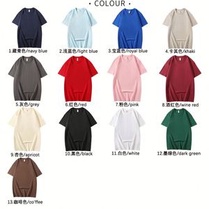 เสื้อยืดโอเวอร์ไซส์ผ้าฝ้าย 100% น้ำหนัก 220 กรัม พร้อมดีไซน์โลโก้แบบวินเทจที่ปรับแต่งได้ พิมพ์ลายตามสั่ง - Product Image 2