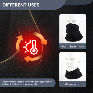 Enfants Thermique Polaire Cache-Cou Écharpe Hiver Cache-Cou pour Garçons Filles Doux Respirant Coupe-Vent <span class=keywords><strong>Snood</strong></span> Ski Masque - Product Image 5