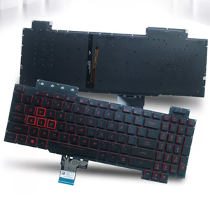 แป้นพิมพ์เทคลาโดสสำหรับเอซุส ทียูเอฟ เกมมิ่ง FX504 FX504GD FX504GE <span class=keywords><strong>FX504GM</strong></span> FX80 FX80GM ภาษาอังกฤษ US แบ็คไลท์ - Product Image 2