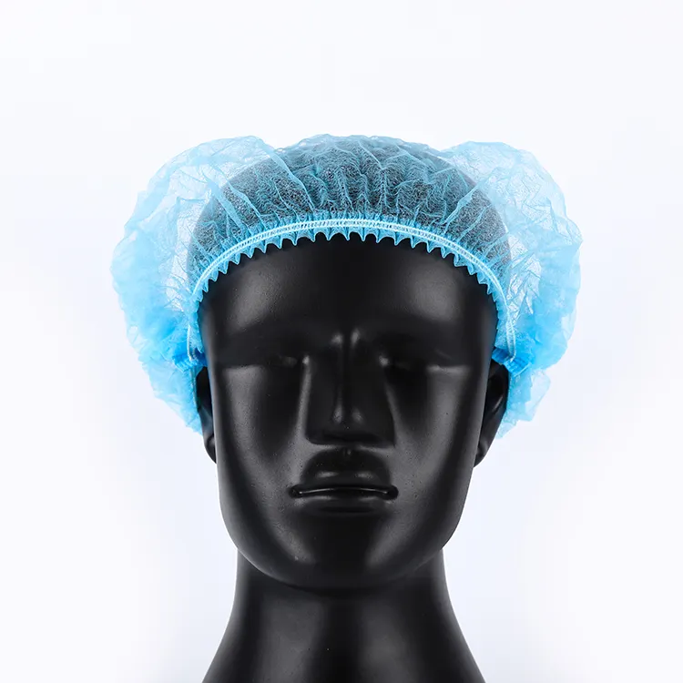 Disposable non woven bouffant cap clip cap hair net salon kitchen