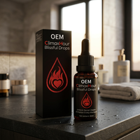 Climaxhour Blissful Drops, améliorant le désir sexuel féminin, herbes naturelles écologiques, liquide pour les parties intimes féminines, durée de conservation de 2 ans