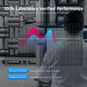 Apparecchio Acustico Ibrido Techmi e Tappi Elettronici 2-in-1, Dispositivo TWS FDA con App per Ipoacusia e Protezione Tattica - Product Image 6