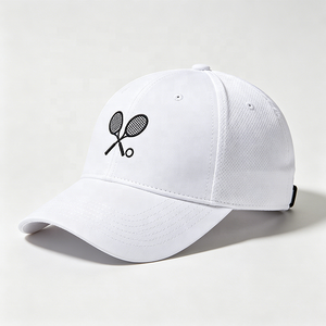 Gorra Deportiva de Pickleball UPF50 100% Poliéster, 6 Paneles, Sistema de Ajuste Universal, Seda Helada, Secado Rápido, Malla Elástica, Ventilación, Ligera - Product Image 1