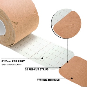 <span class=keywords><strong>Cinta</strong></span> <span class=keywords><strong>deportiva</strong></span> de algodón para terapia de seguridad, 5m, 5cm, <span class=keywords><strong>kt</strong></span>, impermeable, para fitness, kinesiología muscular - Product Image 6