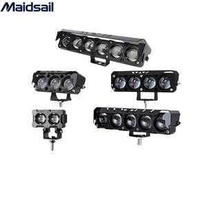 Maidsail – Phare LED exclusif transfrontalier pour <span class=keywords><strong>moto</strong></span> et véhicule électrique, double couleur jaune/blanc, <span class=keywords><strong>faisceau</strong></span> haut/bas - Product Image 1