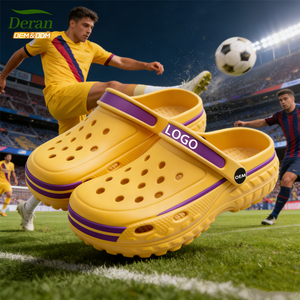 <span class=keywords><strong>Zapatos</strong></span> <span class=keywords><strong>de</strong></span> Eva con Elementos <span class=keywords><strong>de</strong></span> Fútbol Personalizados <span class=keywords><strong>de</strong></span> Fábrica Deran, Nuevos Accesorios para la Copa <span class=keywords><strong>de</strong></span> Fútbol, Logotipo Personalizado del Club, Impresión <span class=keywords><strong>de</strong></span> Bandera Personalizada - Product Image 2