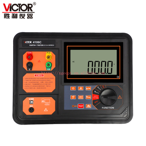 VICTOR 4106c Medidor Digital Inteligente de Resistencia de Tierra y Resistividad del Suelo, Recargable, 12W de Potencia para Medición de CA - Product Image 4