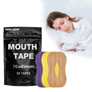 Bandes buccales en coton certifiées ISO, extra-fortes, parfumées aux herbes naturelles, pour un sommeil apaisant et un soulagement de la respiration sans douleur - Product Image 3