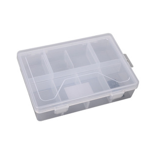 Transparent Plastic <b>Storage</b> <b>Box</b> Rectangle Multifunction Tools Organizer Garage Office Use PP <b>Material</b> 12345 - Product Image 4