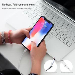 USBA de carga rápida de <span class=keywords><strong>8</strong></span> pines certificado MFI <span class=keywords><strong>original</strong></span> a velocidad de iluminación <span class=keywords><strong>Cable</strong></span> de <span class=keywords><strong>cargador</strong></span> de transferencia de datos adecuado para dispositivos <span class=keywords><strong>Iphone</strong></span> - Product Image 4