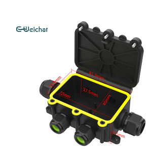 Boîte de jonction étanche IP68 en nylon à 4 voies EW-M2068-4TA pour connecteur de câblage de moto et éclairage LED de <span class=keywords><strong>jardin</strong></span> - Product Image 2