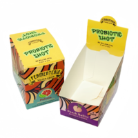 Boîtes de présentation en papier imprimé écologiques réutilisables conçues sur mesure avec bande détachable pour boissons, mélanges en poudre, chocolat, barres énergétiques