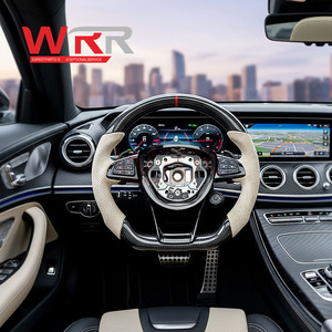 Pièces automobiles, volant en fibre de carbone perforé personnalisé très populaire pour Mercedes Benz C63 C450 S63 E63 W205 W213 W222 A250 - Product Image 2