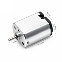 Moteur micro DC plat personnalisé 030, haute vitesse, à balais en carbone, 3V 5V 6V 12V, conforme RoHS, mini moteur brossé pour appareil photo et jouet électrique