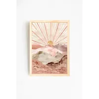 Arte Mural Moderno con Diseño Abstracto 3D, Impresión de Paisajes y Animales, Lienzo con Marco de Madera Natural, 17x24 32x42, Pintura Decorativa para el Hogar