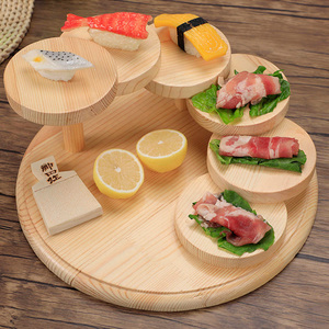 Vaisselle japonaise créative en bois échelle <span class=keywords><strong>barbecue</strong></span> plateau pour fête pour Sashimi sushi assiette et hot pot de service - Product Image 4