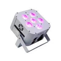 Système d'éclairage par LED 6*18W RGBWA UV Projection Équipement d'éclairage de scène de mariage pour DJ Bars et scènes
