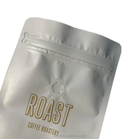 Sacs d'emballage pour café à fond plat de qualité alimentaire personnalisés, avec valve, fermeture éclair, réutilisables, 500g, biodégradables, impression en héliogravure, résistants à l'humidité