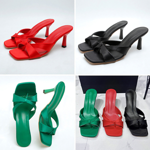 Nouvelle Arrivée – Sandales à Talons Hauts Vertes Élégantes pour Femmes, à Bout Carré Ouvert et Brides Croisées, Personnalisables - Product Image 6