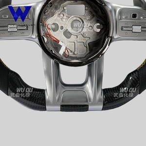 Volant en fibre de carbone adapté à Mercedes-Benz A35 A45 C63 C43 E53 E63 G63 G500, G55 <span class=keywords><strong>AMG</strong></span> <span class=keywords><strong>GT</strong></span> <span class=keywords><strong>S63</strong></span> GLE63 GLA45 W223 - Product Image 2