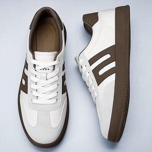 Chaussures de Skateboard Blanches Tendance pour Hommes – Style Streetwear Personnalisé avec Lacets – Confortables pour la Marche – Offre Spéciale - Product Image 3
