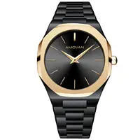 Hoge Kwaliteit Waterbestendig Heren Horloge Waterdicht Rvs Eigen Merk Custom Gold Horloge Voor Man 2021