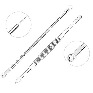 Stainless Steel Vacuum <b>Blackhead</b> & Whitehead Pimple Extractor Acne <b>Removal</b> Kit for Face Skin Care - Product Image 4