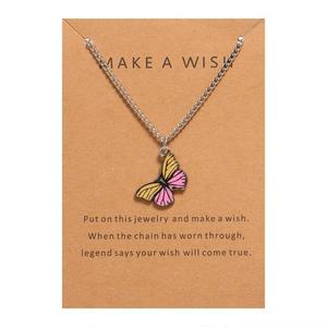 Offre Spéciale Bohême Style Plaqué Or Alliage Lien Chaîne Collier Élégant Papillon Clavicule Chaîne pour Dame - Product Image 6