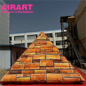 Modelo de Pirámides Egipcias Inflables Personalizadas de Fábrica, Estatua con Estructura de Escalera, Globo para Decoración de Fiestas en el Desierto - Product Image 3