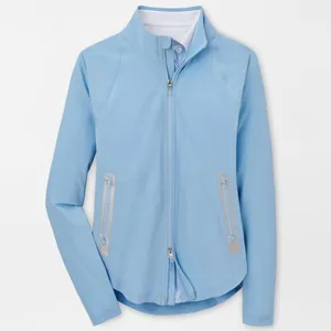 New Style Plain Multicolor Women's Slim Fit Long Sleeve Tops Custom Outdoor Sports Outerwear Full Zip Golf Jackets
