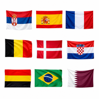 Drapeau promotionnel personnalisé en polyester imperméable de haute qualité avec mât en acier inoxydable – Vente directe usine