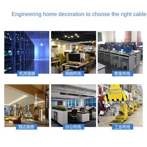 XXD Super Class 5 Cable de red Cat5e Cat6 sin blindaje 100M Par trenzado RJ45 Interfaz Conductor de cobre Cable de conexión - Product Image 5
