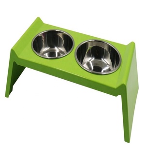 Bols d'alimentation en métal en acier inoxydable <span class=keywords><strong>anti</strong></span> fourmis personnalisés bon marché pour <span class=keywords><strong>chat</strong></span> bol surélevé pour chien - Product Image 4