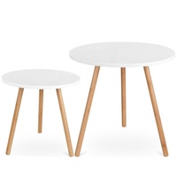Table basse en bois naturel noir, petit canapé, nordique, pas cher