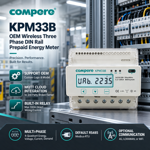 Medidor de Energía Trifásico LORAWAN DIN RAIL con Control Remoto RS485, Medidor de Electricidad Solar <span class=keywords><strong>Prepago</strong></span> Lorawan - Product Image 1