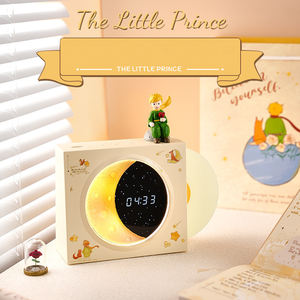 Chargeur sans fil avec réveil, lampe de chevet, haut-parleur Bluetooth multifonction intelligent créatif pour l'extérieur avec insertion de carte - Product Image 2