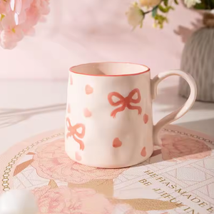 Mug en céramique mignon, tasse à eau esthétique, grande capacité, tasse en céramique - Product Image 6