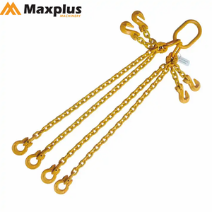 Eslinga de Cadena de Acero Soldada Maxplus, Multibrazo 2 3 4, con Gancho, G80 G100, Galvanizada, Forjada, para Elevación - Product Image 2