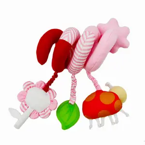 Factory New Product Eco-friendly OEM Service Cute Plush Baby Stroller Toy