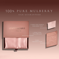 Taie d'Oreiller Personnalisée en Soie de Mûrier 100% Pure Couleur pour Usage Domestique, Vente en Gros