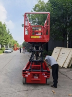 Plateforme élévatrice à ciseaux MECHPRO MP1214, alimentée par batterie, mobile, hauteur de plateforme 12 m, hauteur de travail 14 m, autopropulsée, intérieur