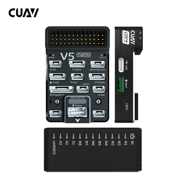 CUAV V5 Nano Pixhawk 2.4.8 Drone Controller ArduPilot Pixhawk 248 Mini Open Source Controller for Hexacopter Drones