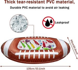 1ชิ้นกล่องเย็นฟุต<span class=keywords><strong>บอล</strong></span>เป่าลมสไตล์โมเดิร์นพร้อมปลั๊กระบายสำหรับเสิร์ฟเครื่องดื่มเบียร์ปาร์ตี้บาร์บีคิวสระว่ายน้ำปิกนิก - Product Image 2