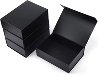 Boîtes d'emballage rigides en carton de luxe personnalisées avec fermeture magnétique, grand format, finition mate, boîtes cadeaux avec logo