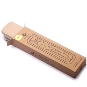 Bộ Dao Nĩa Muỗng Nhựa PP Bộ Dao Kéo Rơm Lúa Mì Thân Thiện Với Môi Trường Dụng Cụ Nhựa Tối Giản Du Lịch Đóng Gói Riêng Lẻ - Product Image 2