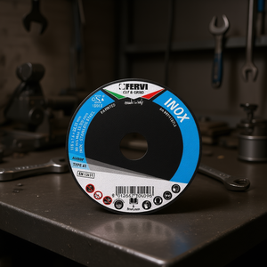 Disque de coupe en acier inoxydable Fervi 115x1,6x22,23 mm Type 41 Inox Fabriqué en Italie - Product Image 3