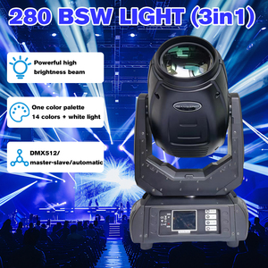 Bán Buôn New 280W Chùm Tại Chỗ Rửa Di Chuyển Ánh Sáng 3in1 Di Chuyển Đầu Ánh Sáng Với 14 Mô Hình Hiệu ứng - Product Image 2